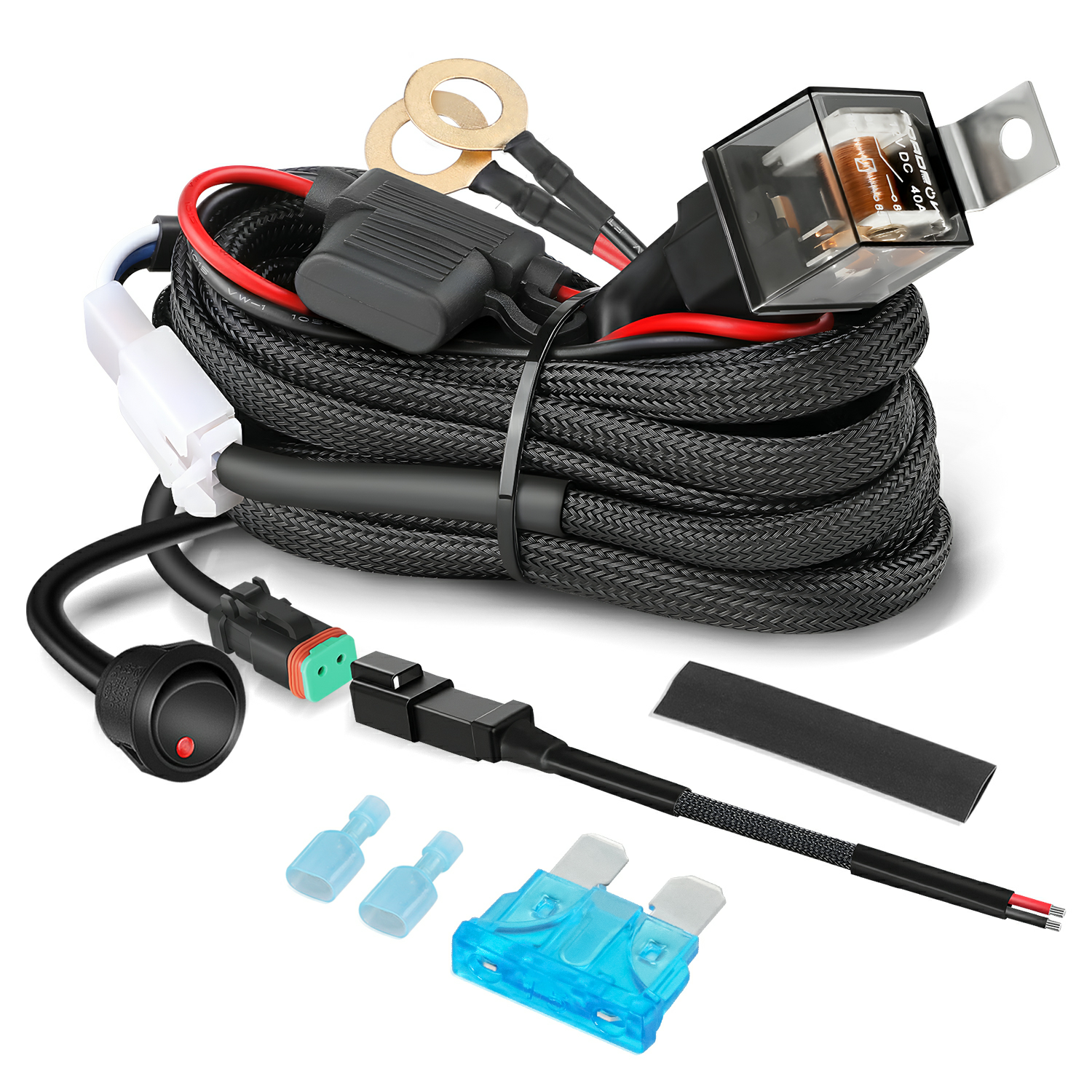 Code 4 Led Single Wiring Harness