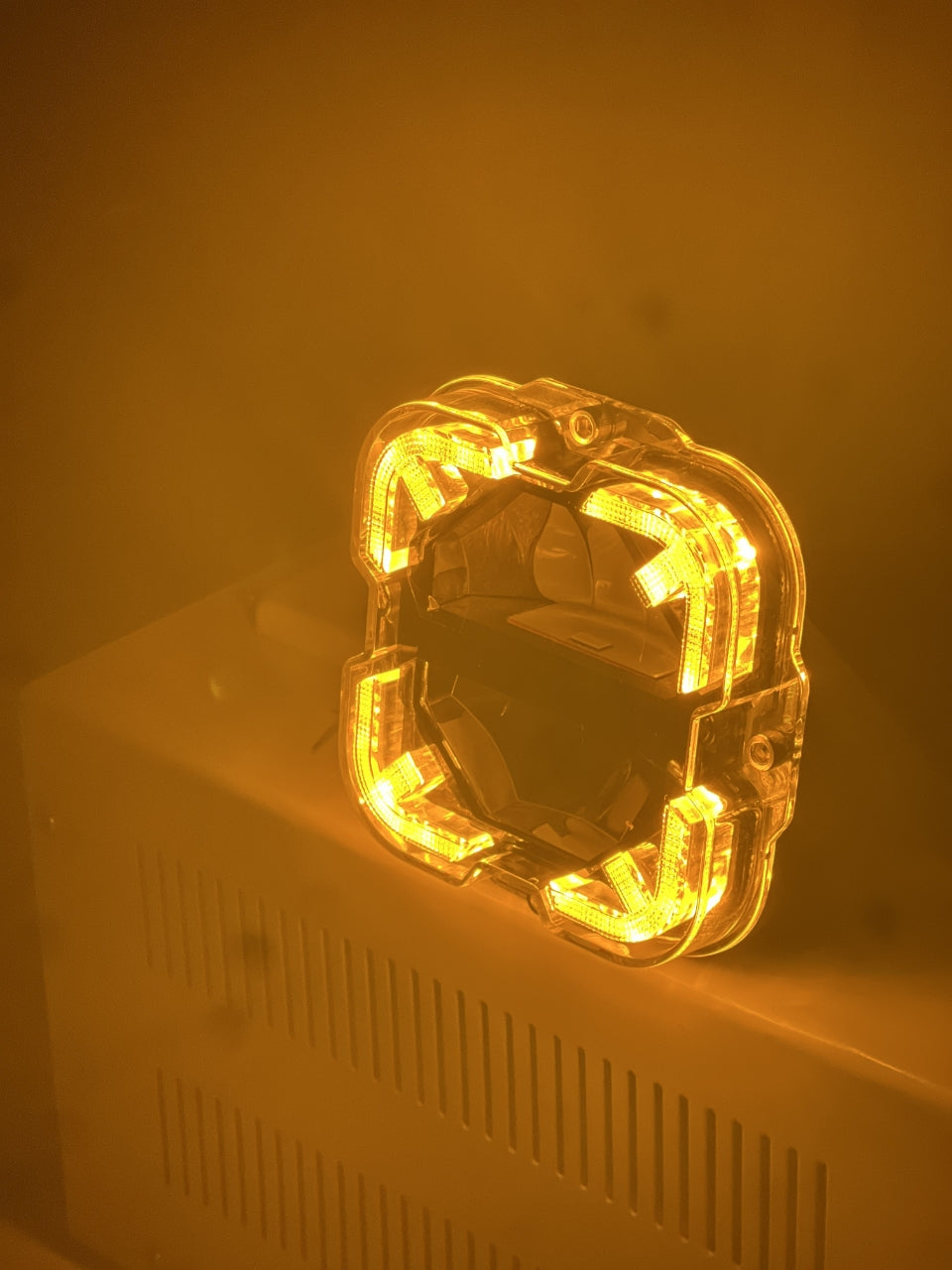 Code 4 LED 4 Inch Square Reaper Pod Lights with DRL