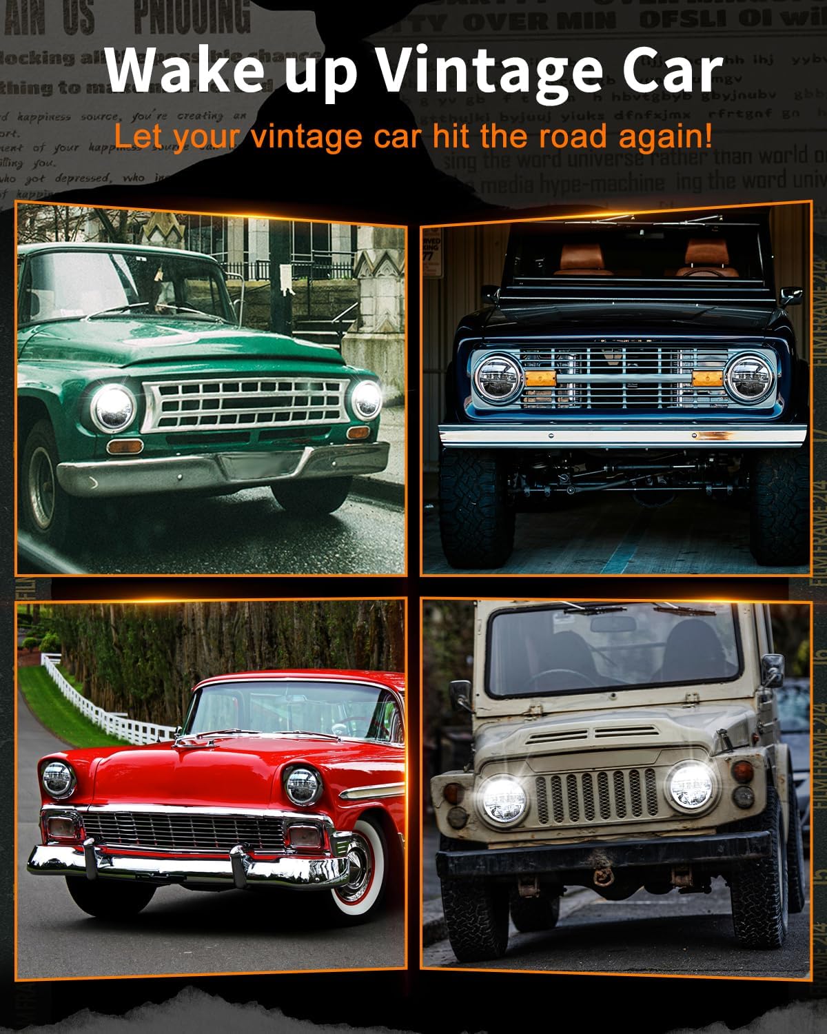 Code 4 Led 7 Inch Round Headlight