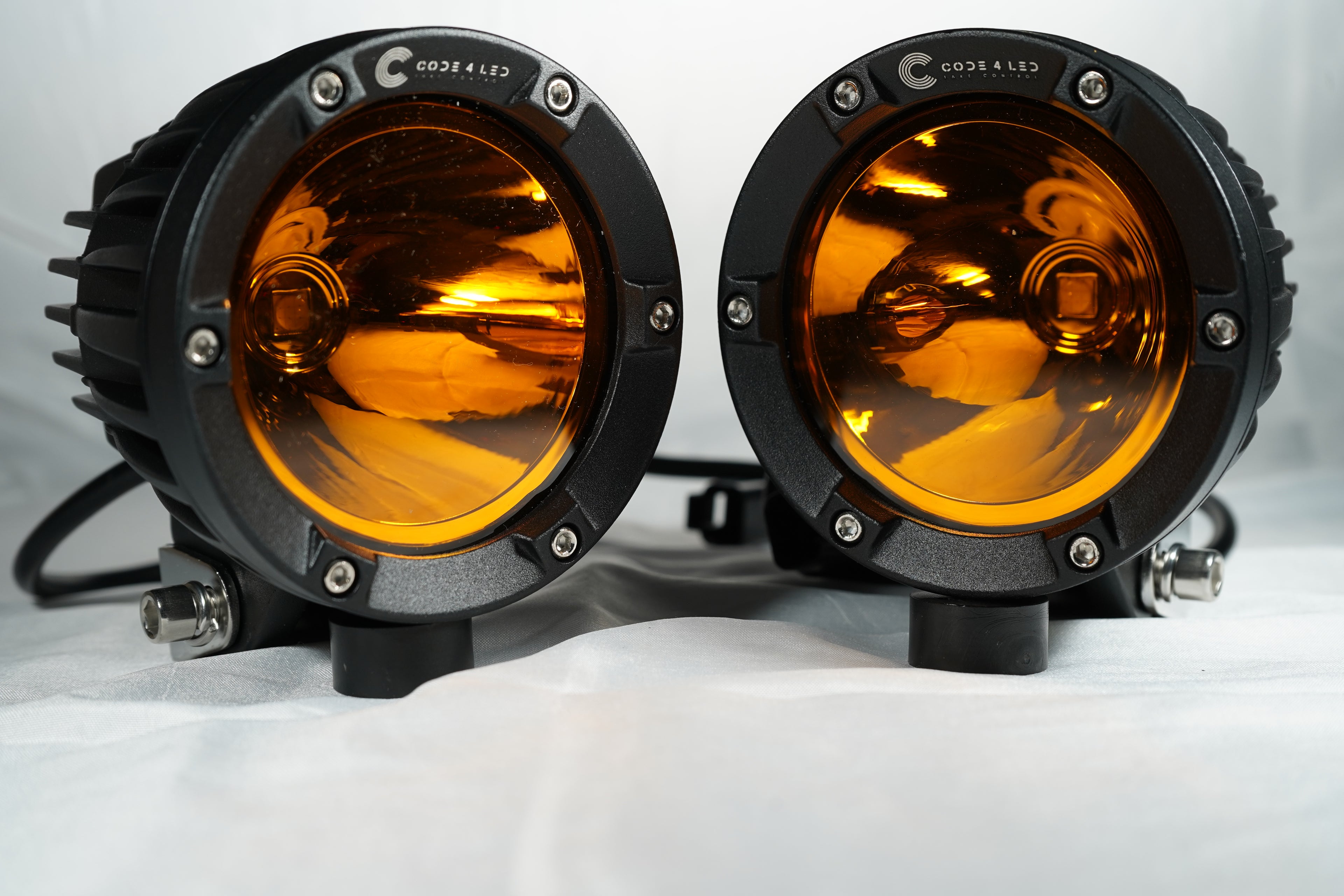 Code 4 Led 5 Inch Round Cyclone Pod Light