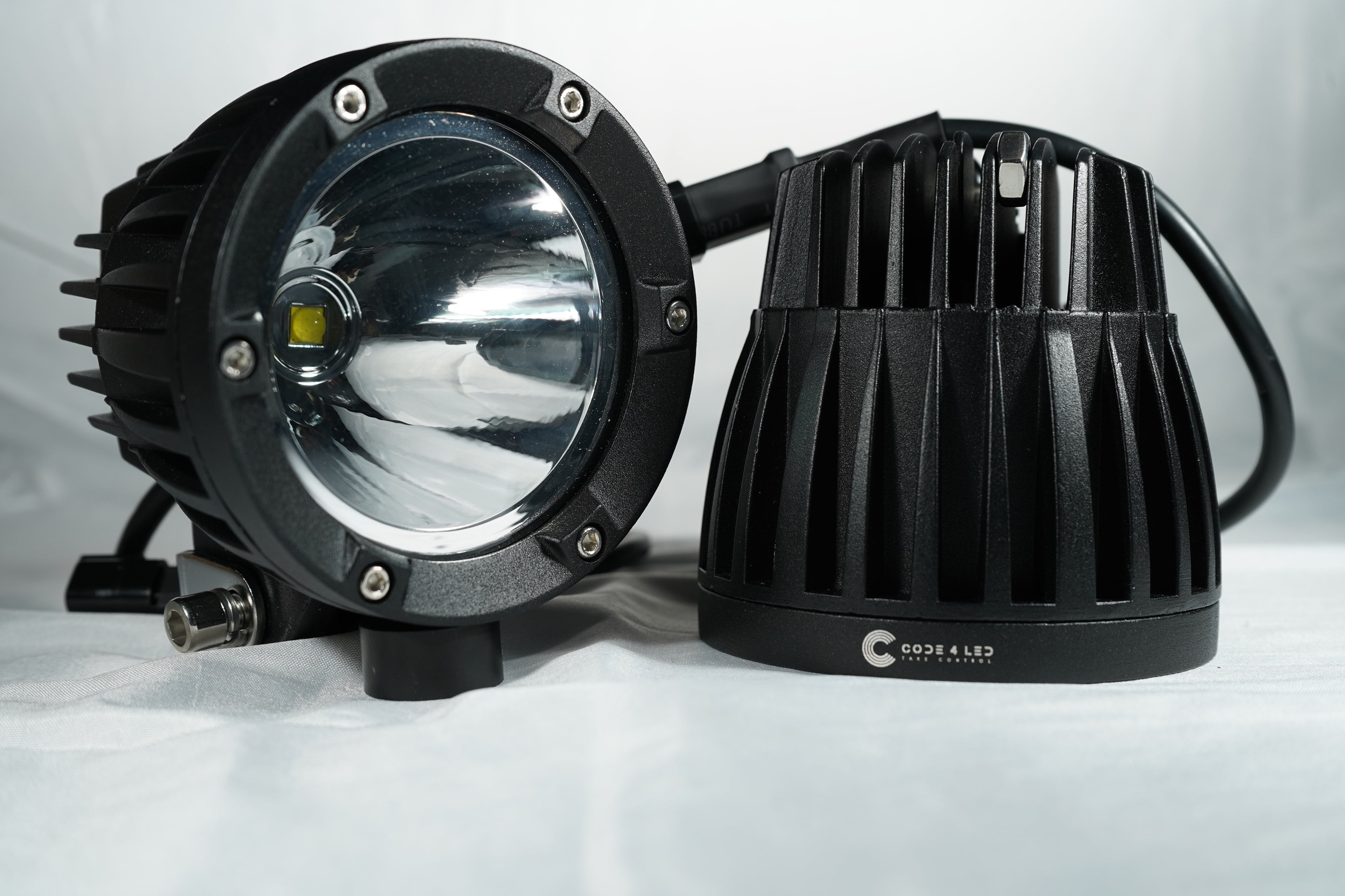 Code 4 Led 5 Inch Round Cyclone Pod Light