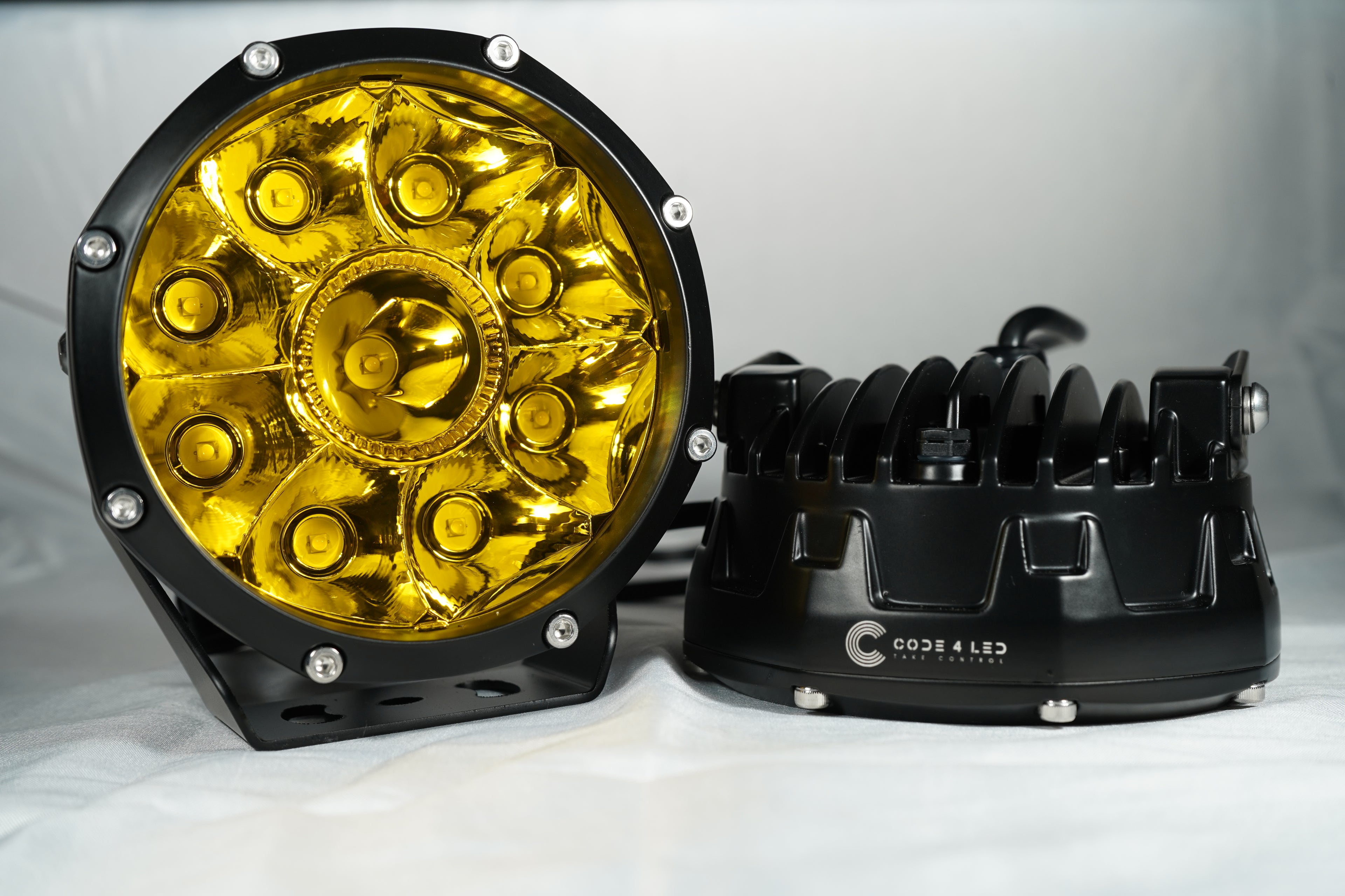 Code 4 Led Round Lazer Pod Lights