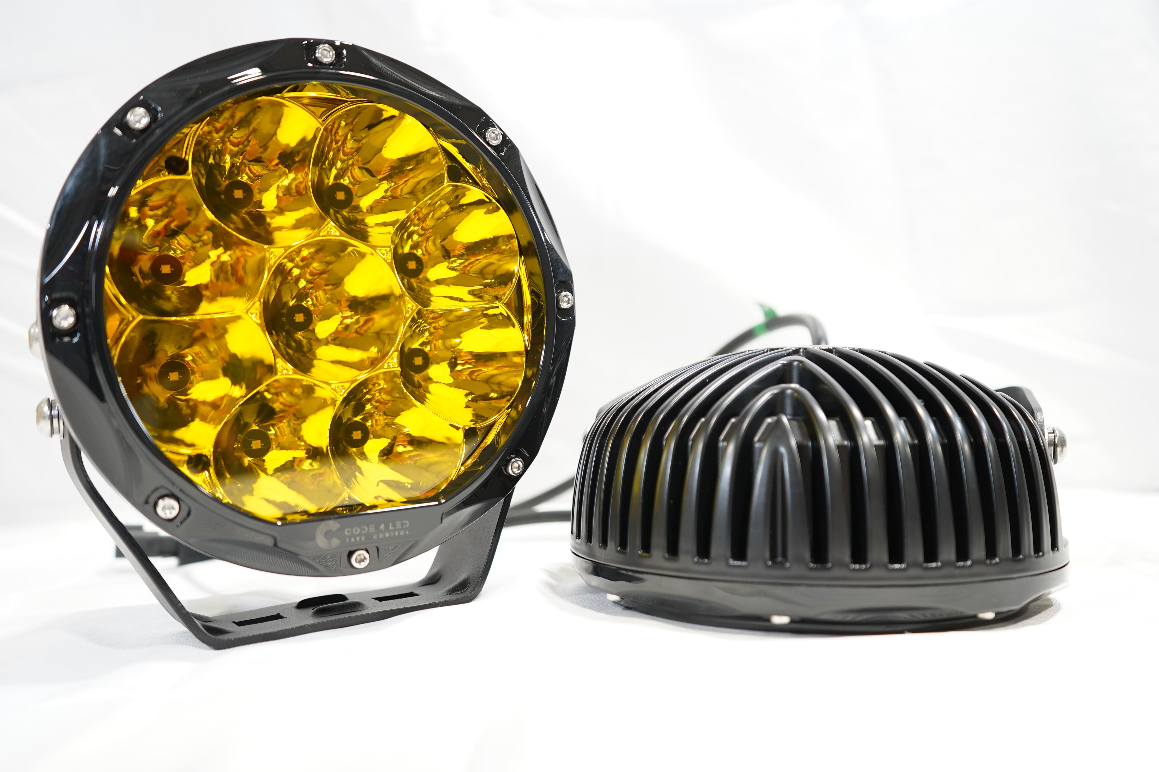 Code 4 Led Round Lazer Pod Lights