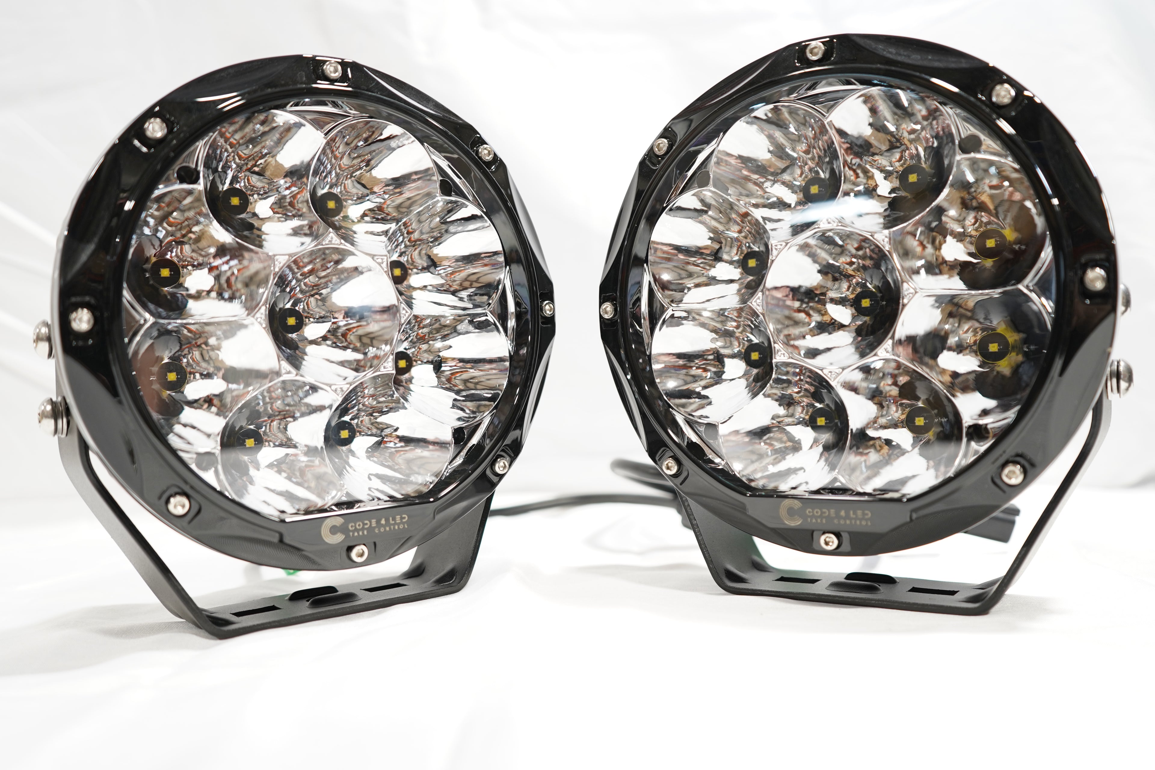 Code 4 Led Round Lazer Pod Lights