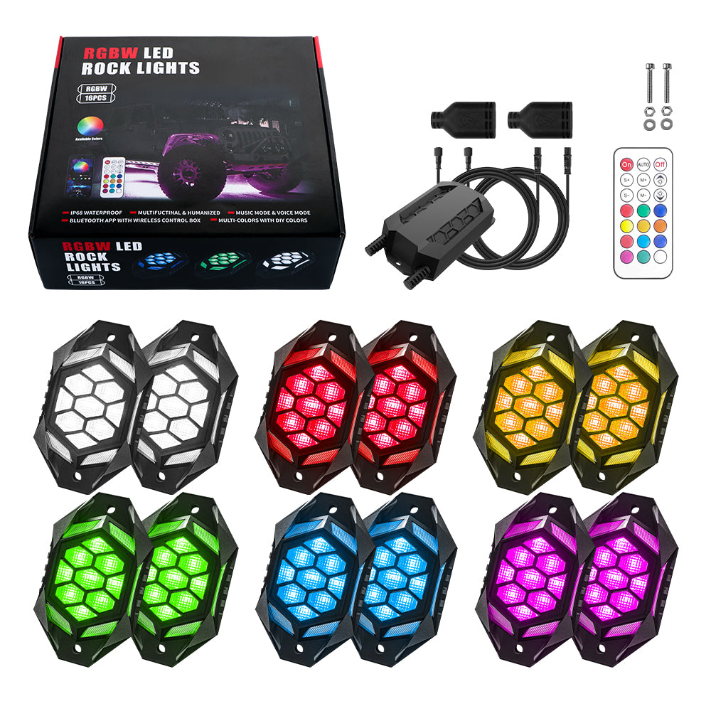 Code 4 Led Rock Lights