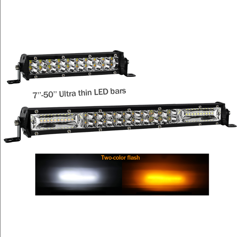 6 Way Slim Dual Light Bar