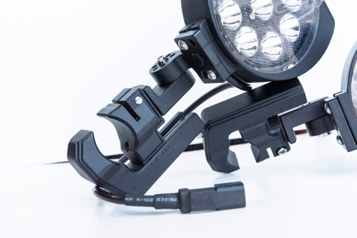 Code 4 Led Round Utv Sxs Lighted Side Mirror