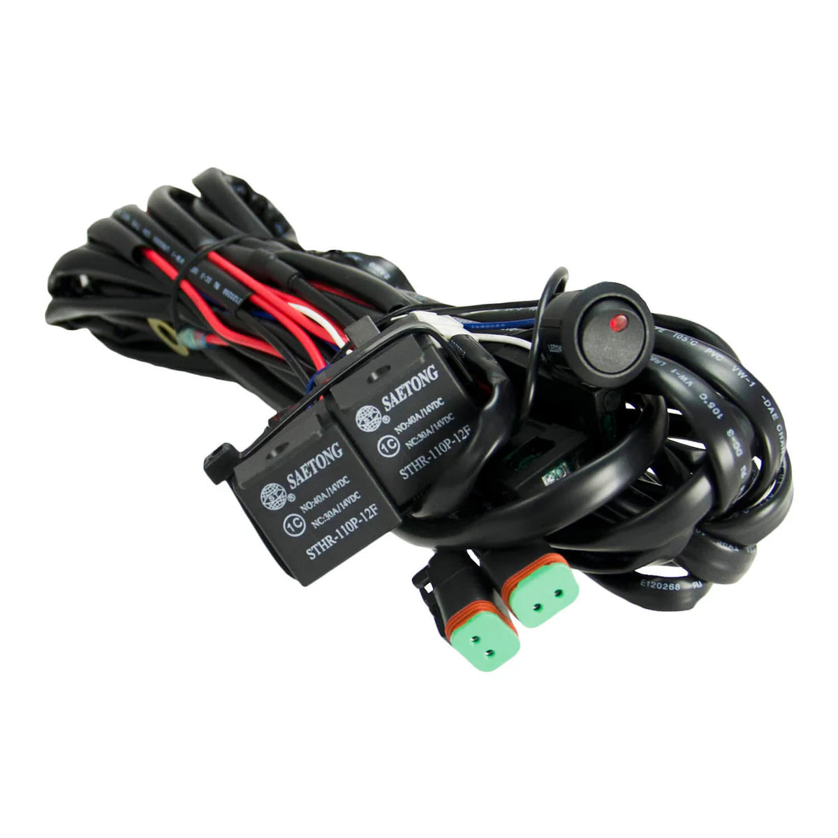 Code 4 Led Dual Wiring Harness
