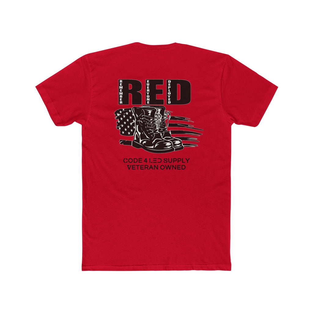 Code 4 LED Supply RED Friday T-Shirt