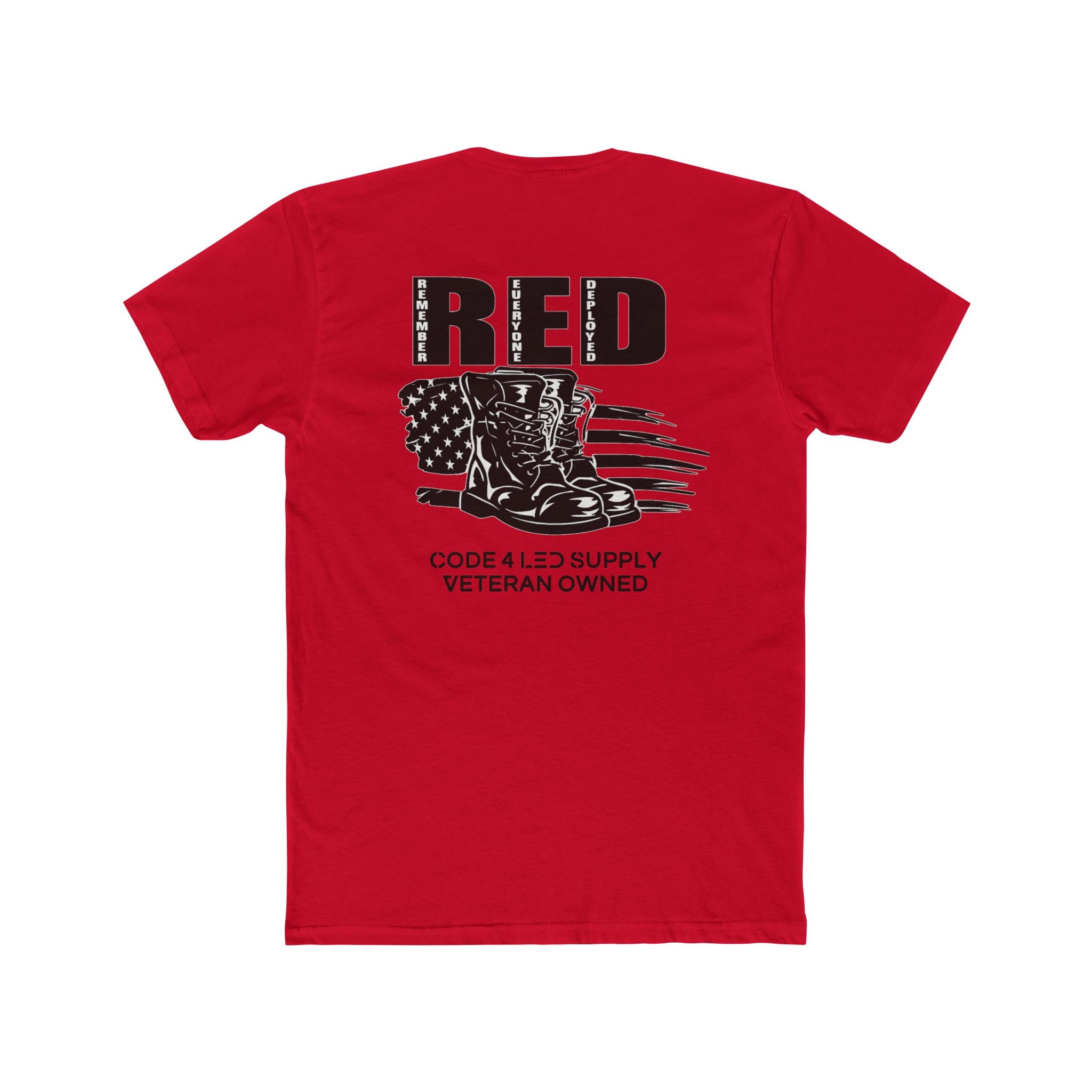 Code 4 LED Supply RED Friday T-Shirt