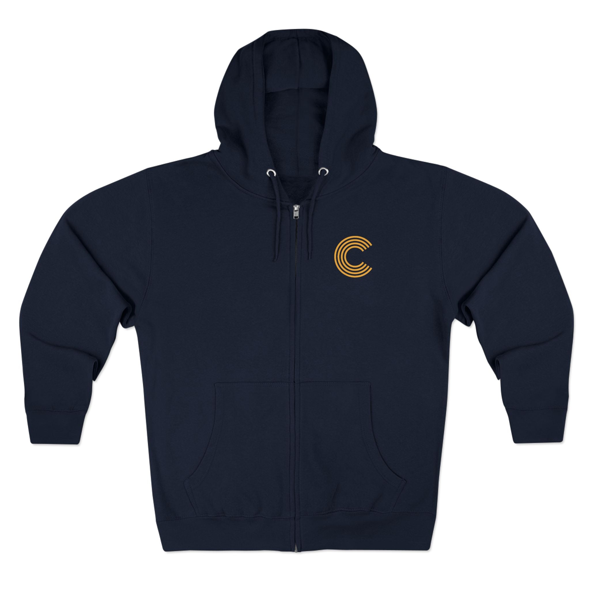 Code 4 LED Zip Hoodie — "Lights Before C" Graphic Zip-Up