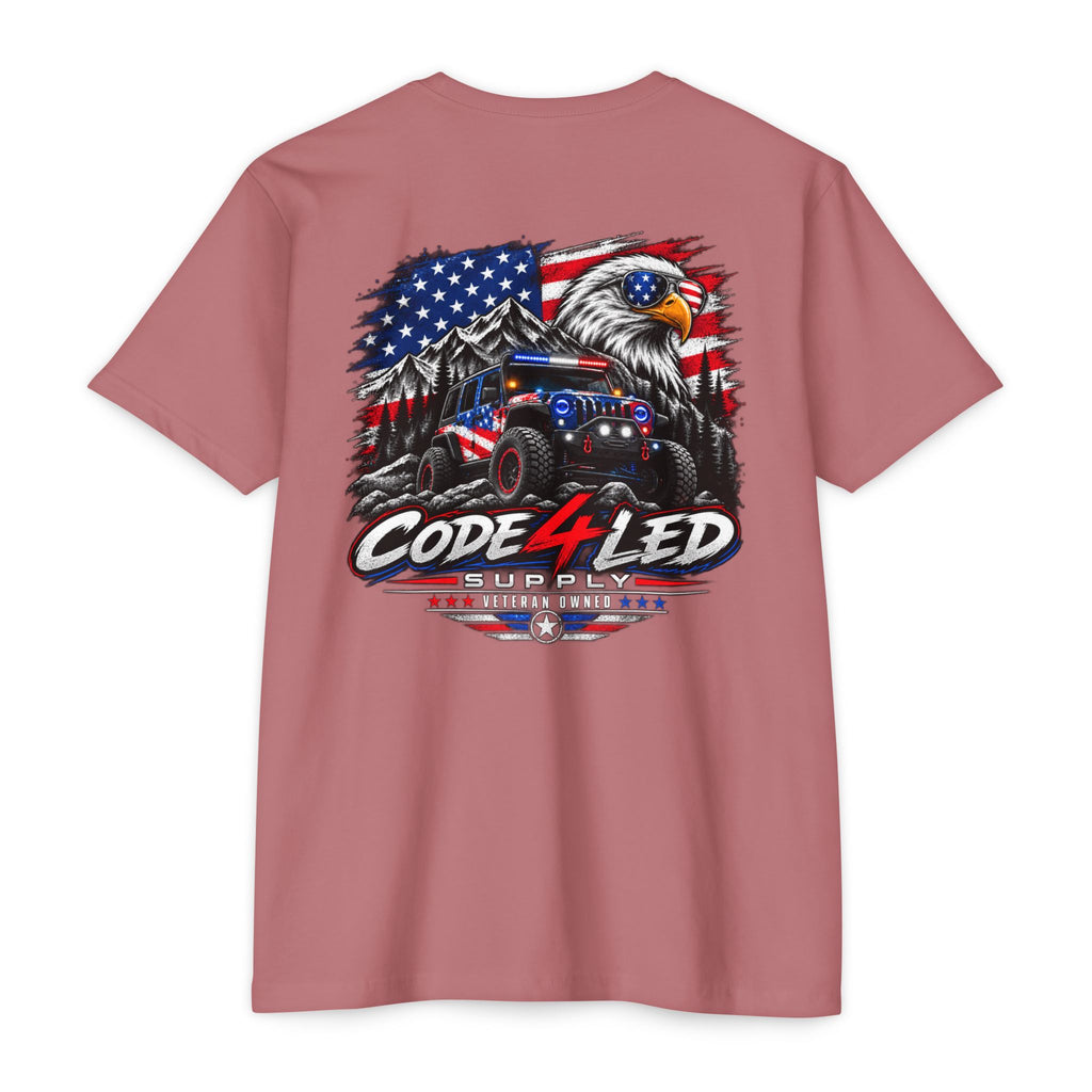 Trail Hero American Flag Off-Road Eagle Graphic