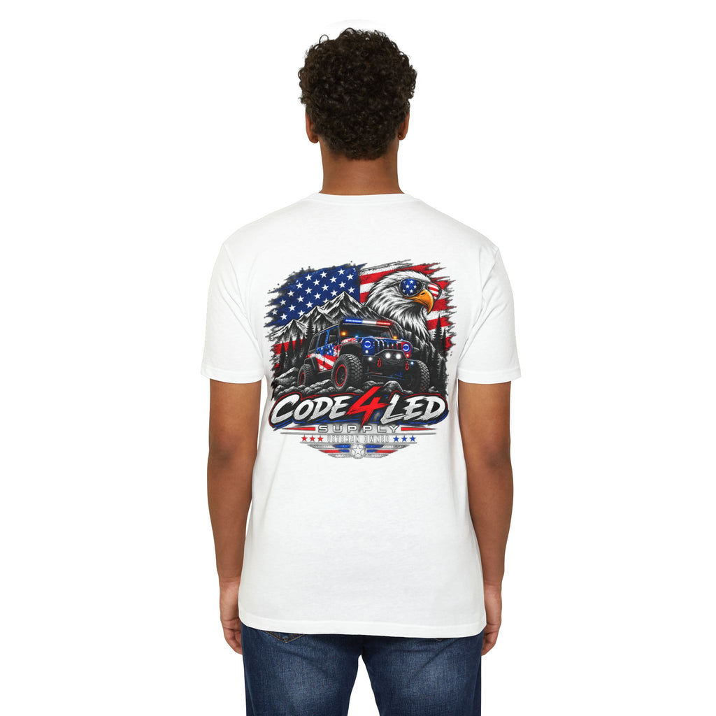 Trail Hero American Flag Off-Road Eagle Graphic