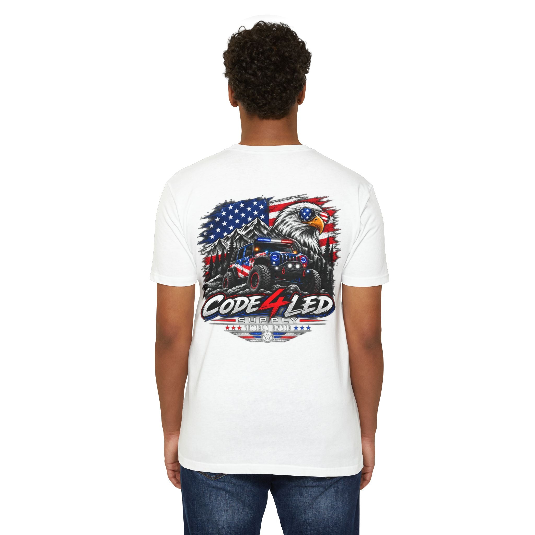 Trail Hero American Flag Off-Road Eagle Graphic