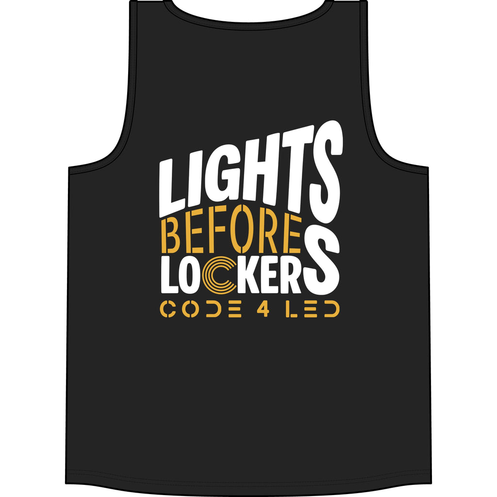 Big & Tall - Code 4 LED Supply "Lights Before Lockers" Tank
