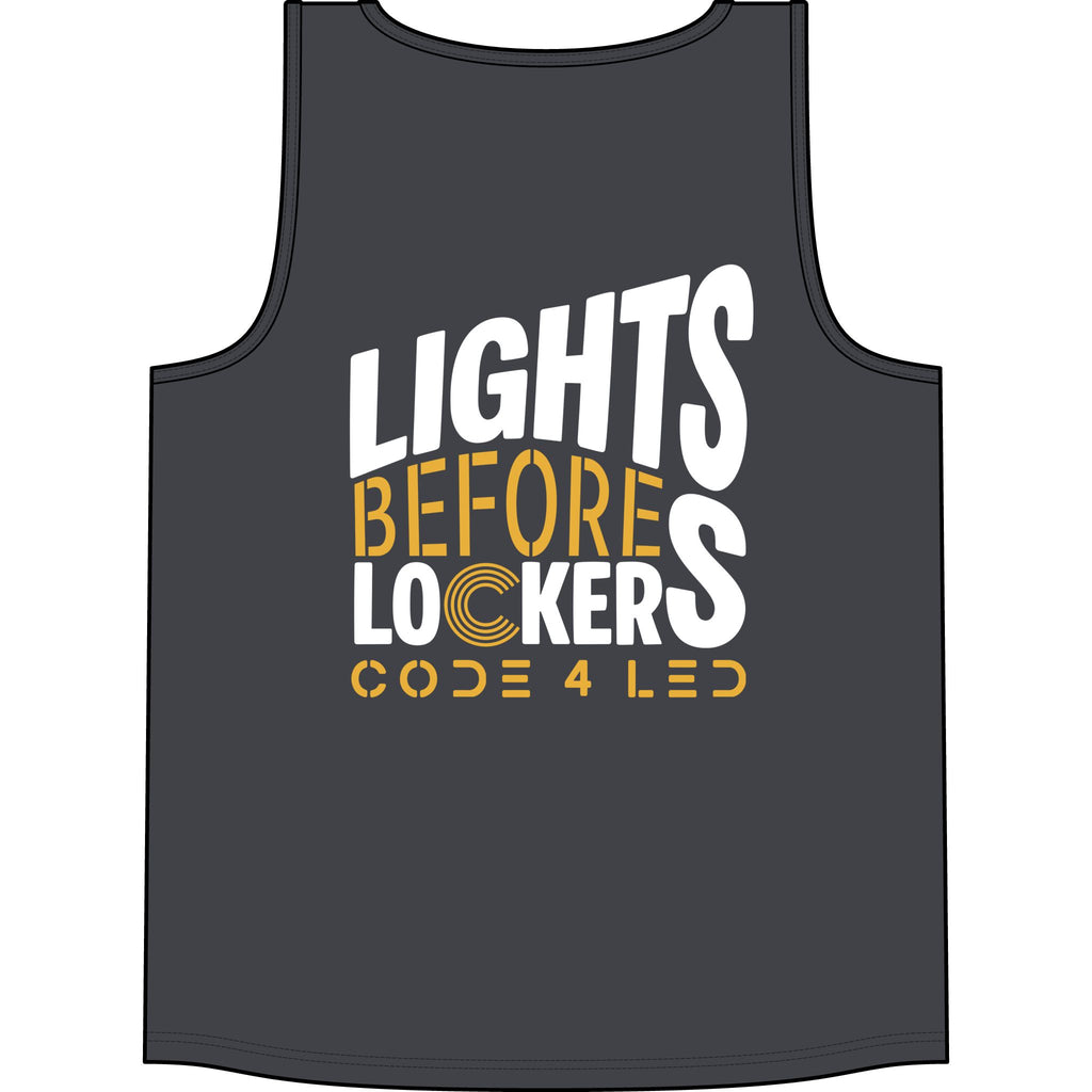 Big & Tall - Code 4 LED Supply "Lights Before Lockers" Tank