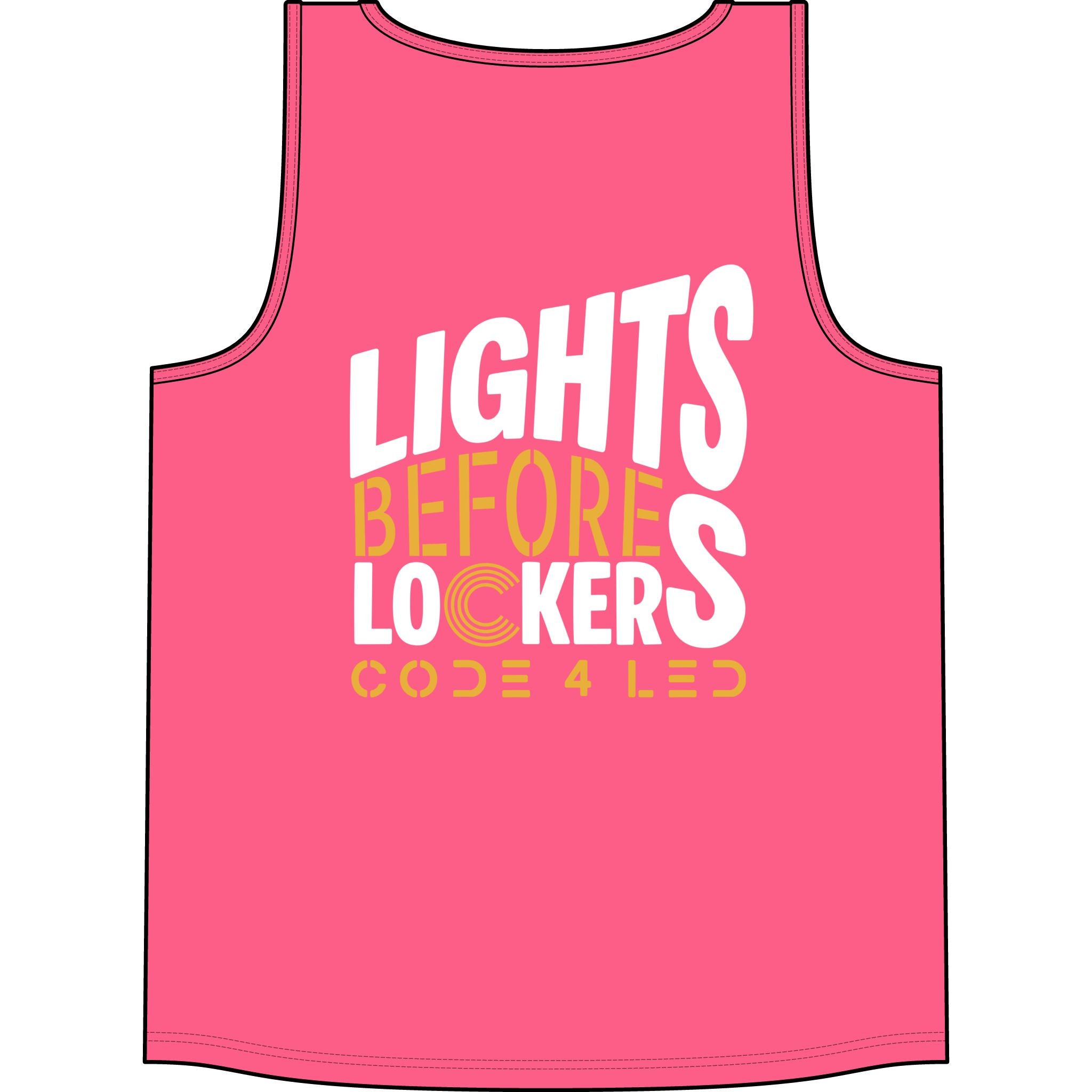 Big & Tall - Code 4 LED Supply "Lights Before Lockers" Tank