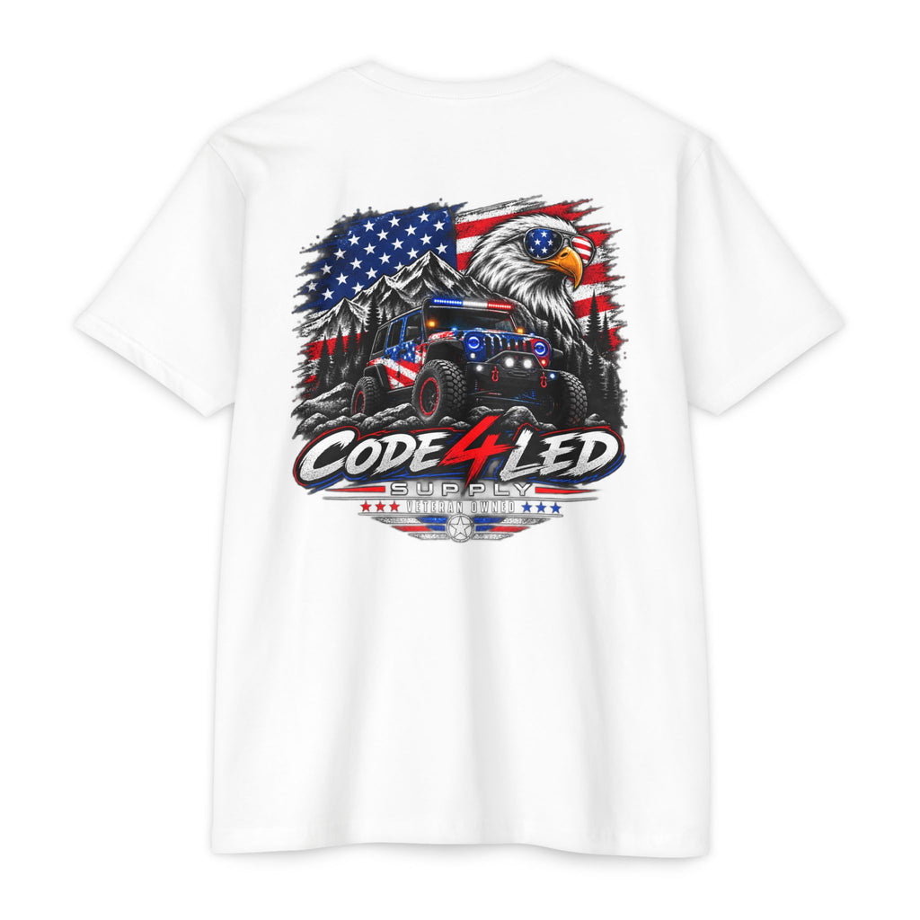 Trail Hero American Flag Off-Road Eagle Graphic