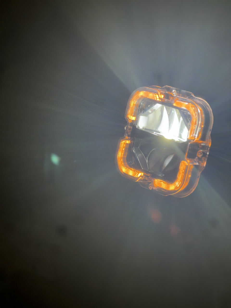 Code 4 LED 4 Inch Square Reaper Pod Lights with DRL