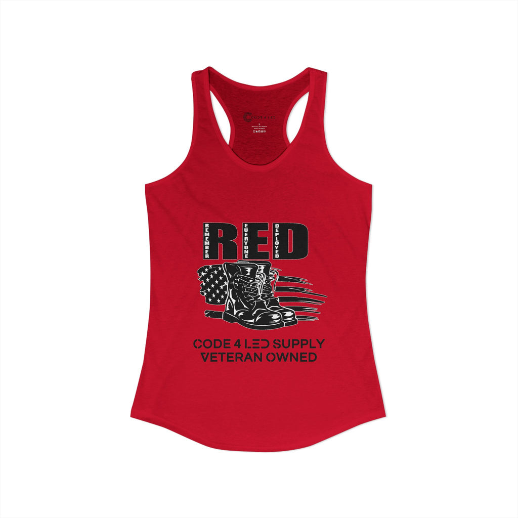 Women's Racerback RED Friday Tank