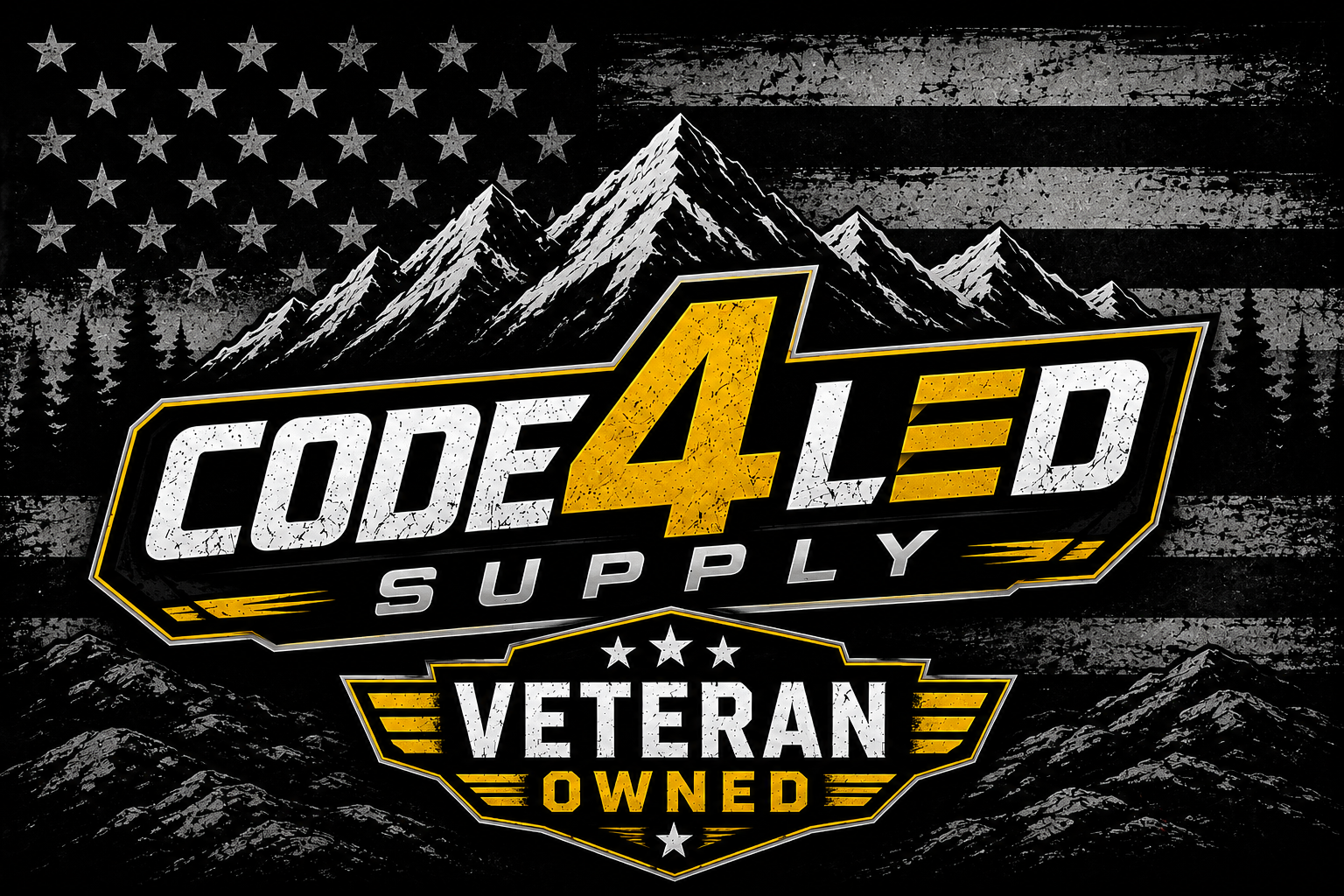 Code 4 LED Trail Flag