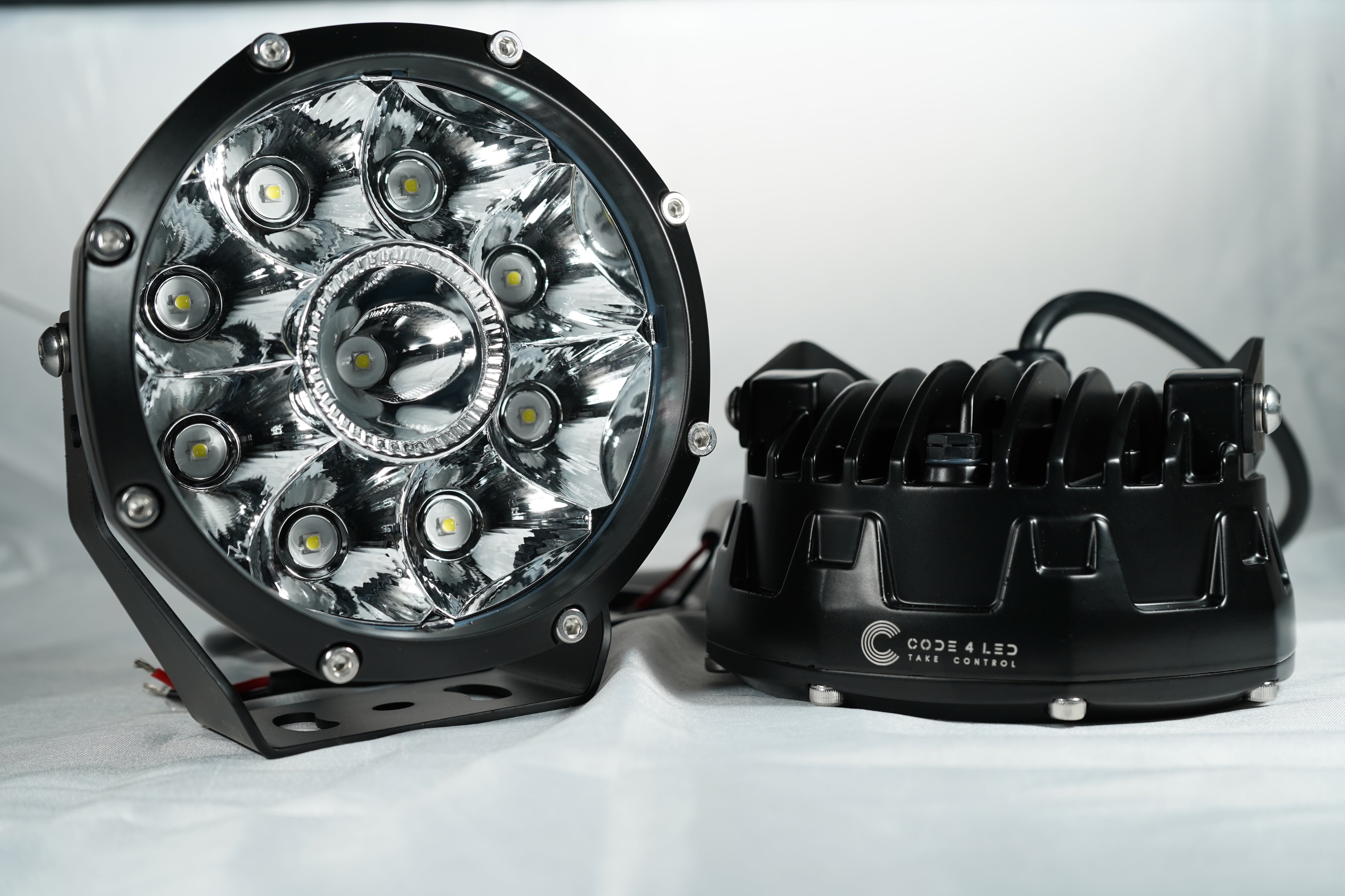 Code 4 LED Round Lazer Pod Lights – Code 4 LED Supply