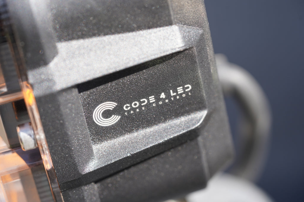 Code 4 LED 4 Inch Square Reaper Pod Lights with DRL