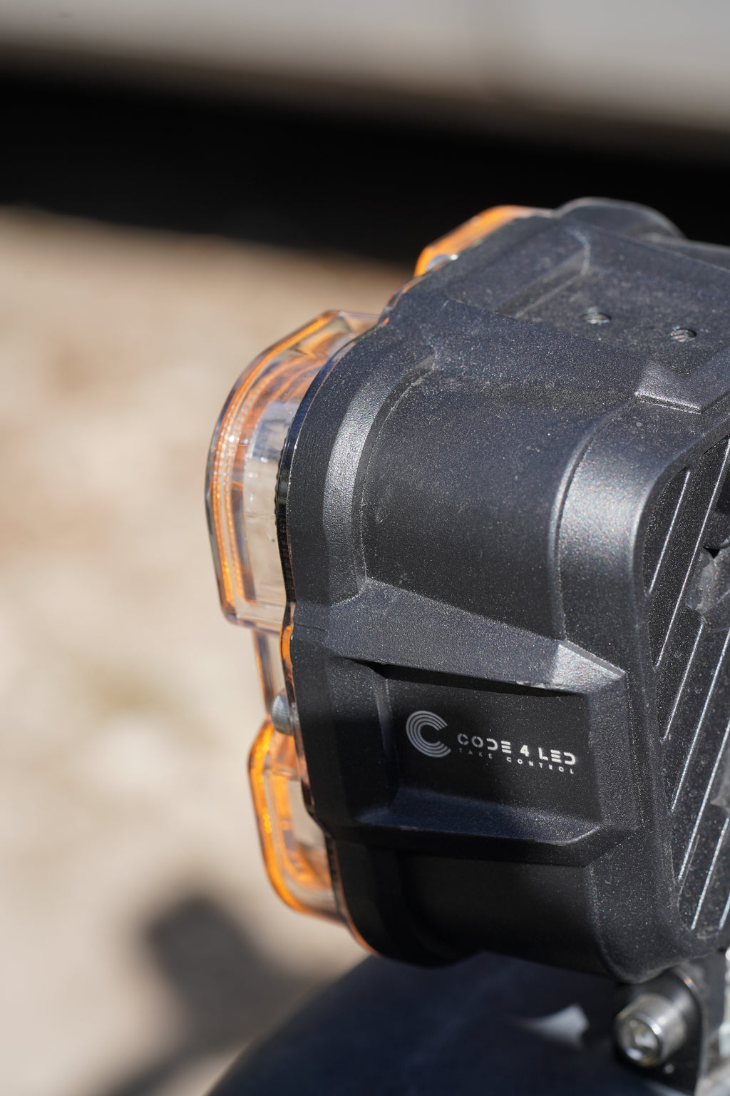 Code 4 LED 4 Inch Square Reaper Pod Lights with DRL