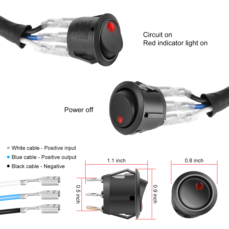 Code 4 Led Single Wiring Harness
